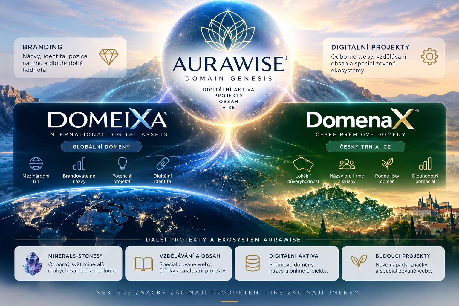 DOMEIXA: prémiové .COM domény a digitální identity značek