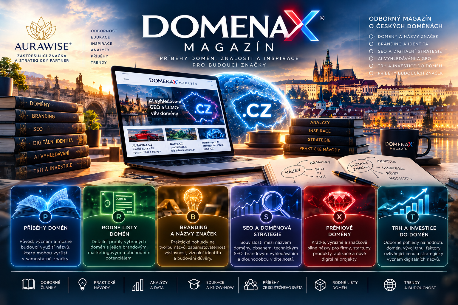 DomenaX Magazín: domény, branding, SEO a digitální identita
